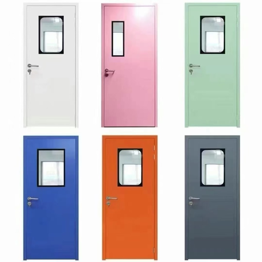Cleanroom Unequal Steel Door 