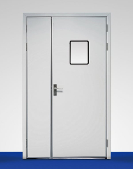 Cleanroom Unequal Steel Door 