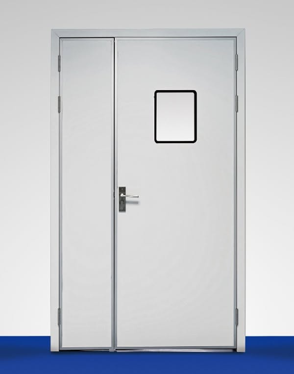 Cleanroom Unequal Steel Door 